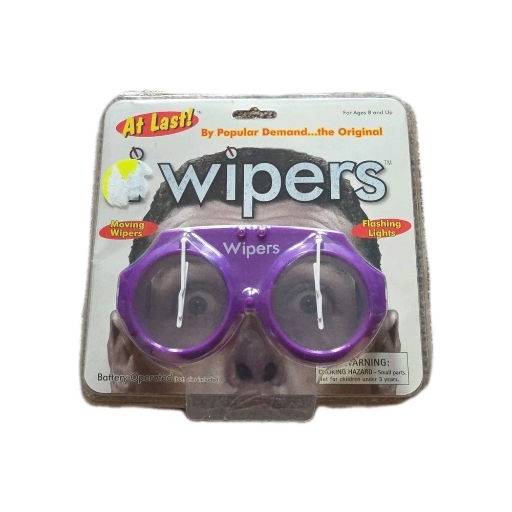 RARE HTF i Wipers Novelty Glasses Moving IWipers Lights 2013 Goggles Westminster